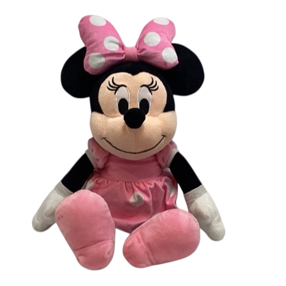 🍄 Disney Stuffed Minnie Mouse with Pink Dress